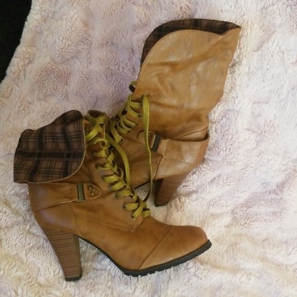 Tan combat boots - Picture 5 of 5